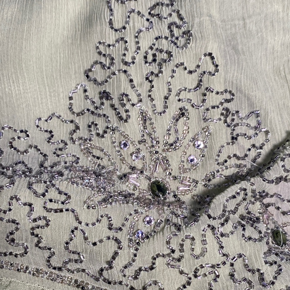 Incredible 2 piece Free People Gatsby Embroidered chiffon Dress - Picture 9 of 16